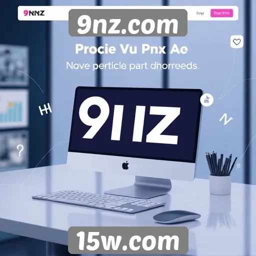 Tecnologia por trás do design do site 9nz.com